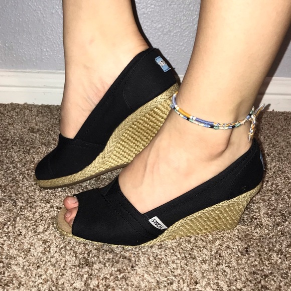Toms Shoes Wedges Poshmark
